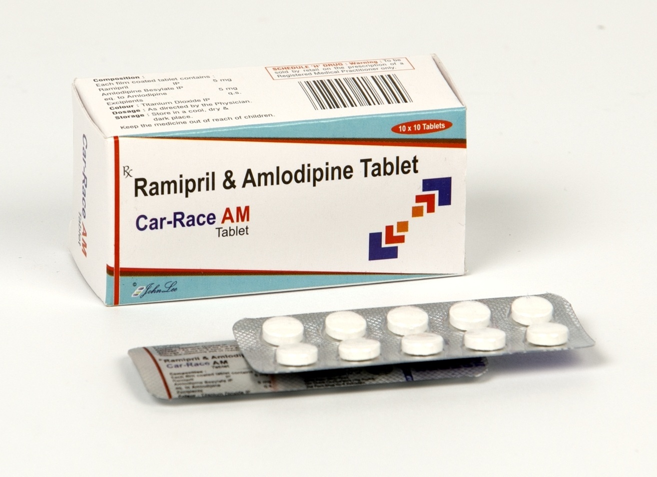 Ramipril Tablet - Ramipril Ip 2.5mg, 5mg, 10mg + Hydrochlorothiazide Ip 12.5mg, Assists In Hypertension & Heart Failure Management