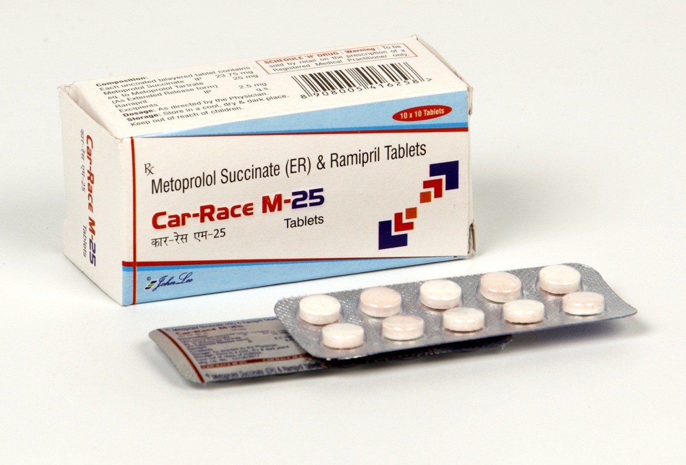 Ramipril Tablet - Ramipril Ip 2.5mg, 5mg, 10mg + Hydrochlorothiazide Ip 12.5mg, Assists In Hypertension & Heart Failure Management