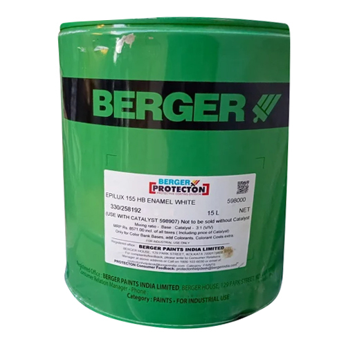 15L Berger Epoxy Hb White Enamel Application: Metal