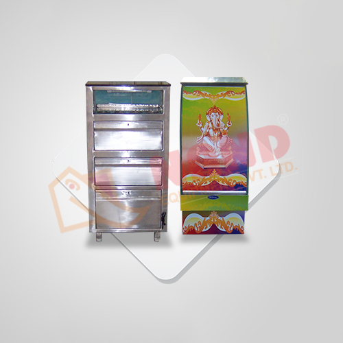 सिल्वर कैश डिस्प्ले काउंटर