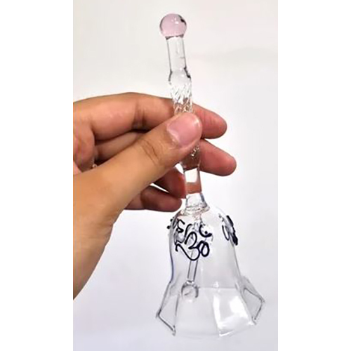 पारदर्शी बोरोसिलिकेट ग्लास रिंगिंग बेल्स