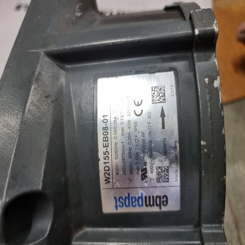 Ebmpapst W2d155-eb08-01 Ac Siemens Motor Cooling Fan