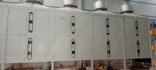 Ginger Dryer - 5 Stage Continuous Conveying System, 200-300 kg/hr Capacity, 220-440 Volt Voltage | Precise Temperature Control, Induced Airflow Drying