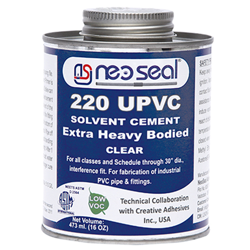 Grey 473Ml 220 Heavy Bodied Upvc Solvent Cement