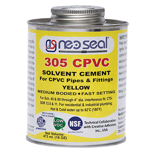 Grey 305 473Ml Medium Bodied Cpvc Solvent Cement