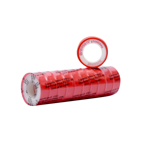 White Ptfe Tape - 12mm X 0.08mm X 10m | Corrosion Resistant, Self-lubricating, Non-hardening, High Density, Positive Pressure Seal Up To 3 Ton