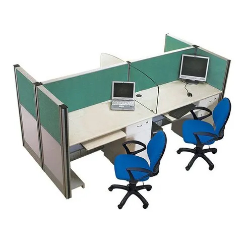 ग्रीन मॉडर्न ऑफिस वर्कस्टेशन