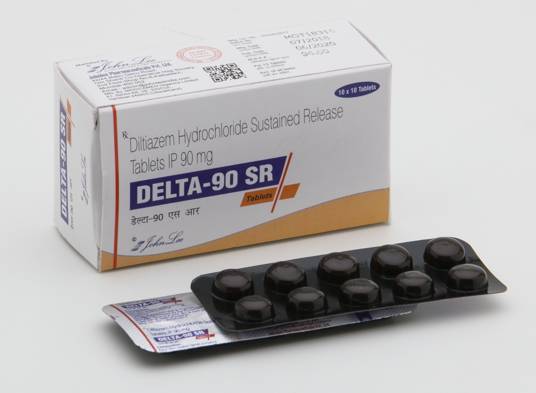 Diltiazem Tablets - 30mg And 90mg Hcl Ip, Chemical Drug For High Blood Pressure, Angina Relief And Healing Anal Fissures