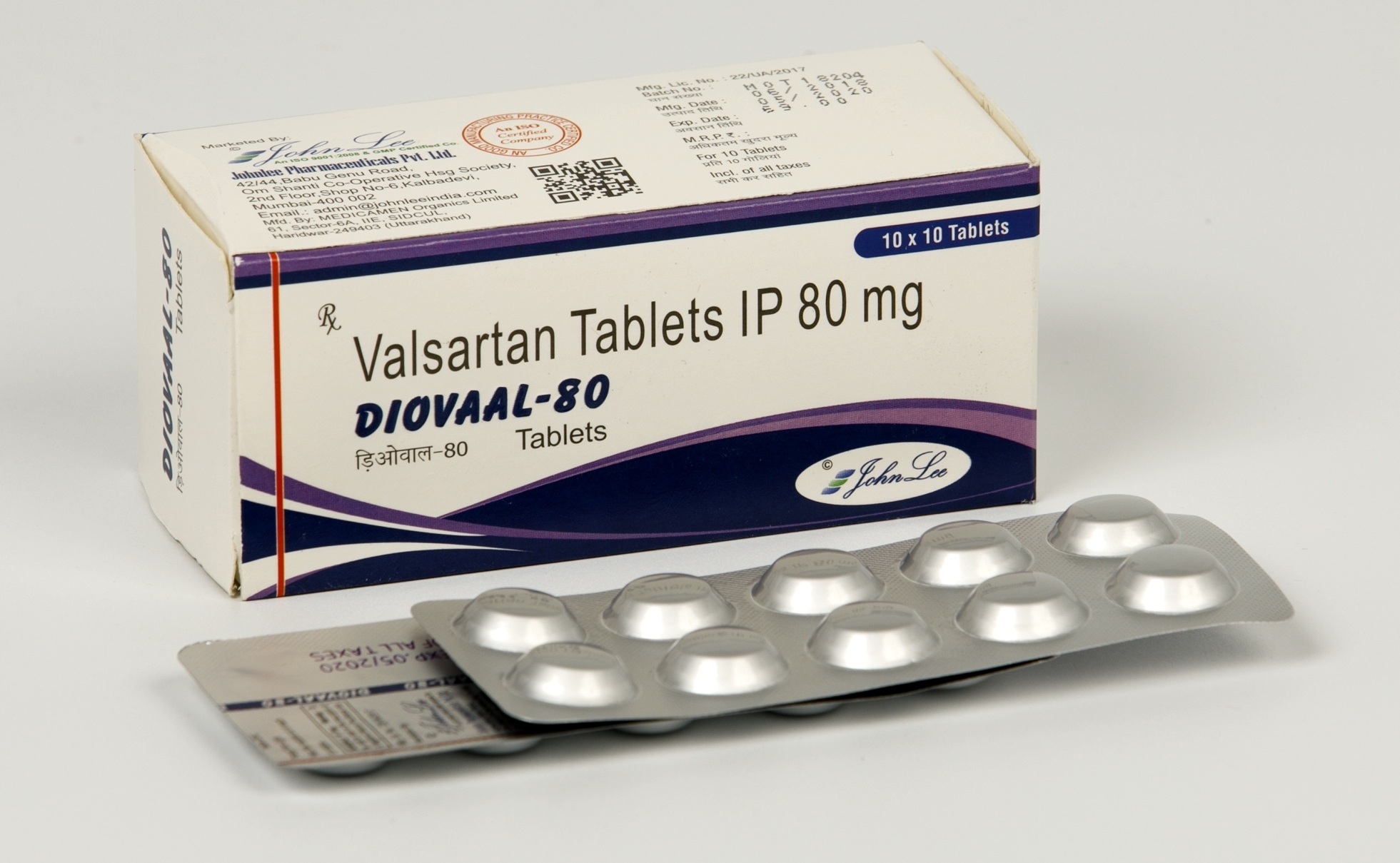 Valsartan Tablet - 40mg, Blister Pack | Treats High Blood Pressure & Heart Failure, Improves Survival After Heart Attack, Lowers Hospitalization Risks