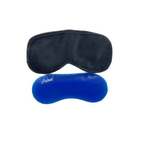 Rahat Eye Cool Mask - Antifreeze Gel, 175x70 mm, Blue/Green/Yellow/Orange | Waterproof, Gel Form, Recommended for Adults, Personal Care