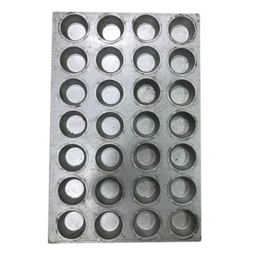 मैनुअल 28 कैविटी मफिन बेकिंग ट्रे