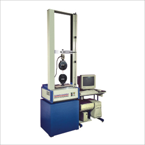 Blue N White Electromechanical Universal Testing Machine