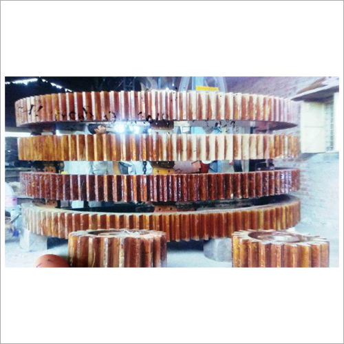 Red Girth Gear Casting