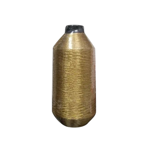 A Anmol Golden Polyester Zari Thread - 50 Pieces, 1 Ply, 180 Denier | Eco-Friendly, High Tenacity, Perfect for Embroidery and Sewing