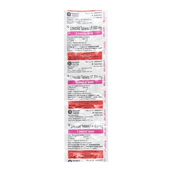 Linezolid Tablets 600 Mg General Medicines