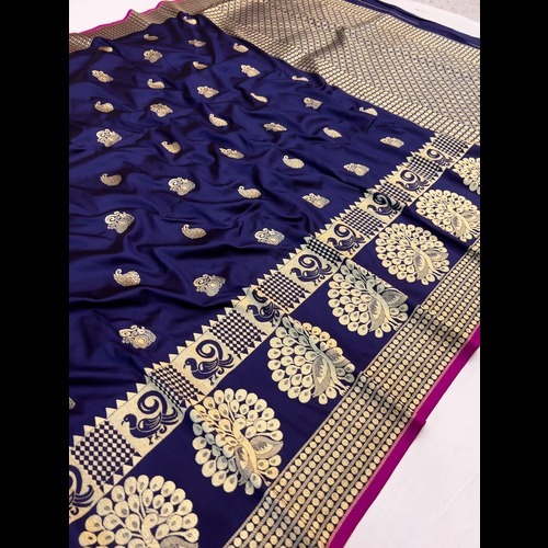 Banarasi Silk Saree - Luxurious Fabric, Intricate Traditional Weaves, Vibrant Colors, Exquisite Draping