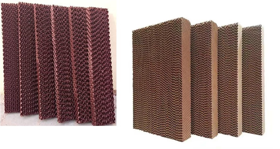 Brown And Green Brown Honeycomb Cooling Pad Manufacturer From Pune Maharashtra