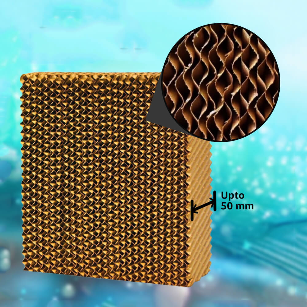 Brown And Green Brown Honeycomb Cooling Pad Wholesaler From Pune Maharashtra
