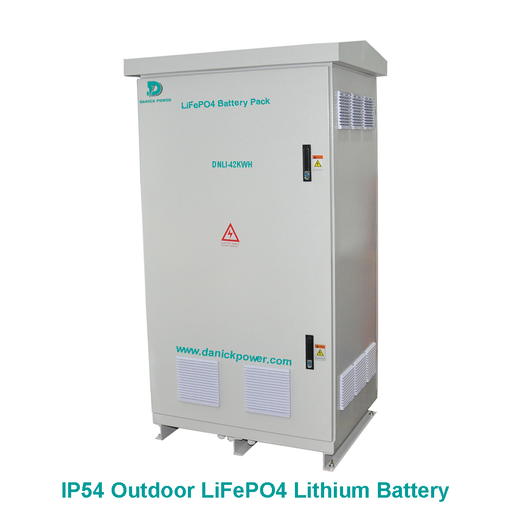 Lifepo4 Lithium Battery - 384v 192v 100ah, 42kwh High Capacity Energy Storage System, Integrated Bms With Lcd Monitoring And Solar Charger