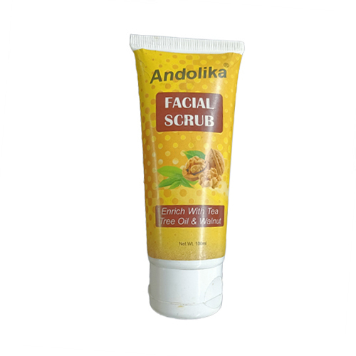 Herbal Face Scrub - 100 ML Cream , Exfoliates Dead Skin Cells for All Skin Types, Reduces Acne and Clogged Pores, Safe to Use for Face Problems
