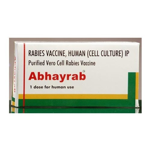Abhayrab Vaccine - Liquid Injection 2.5iu | Prevents Rabies Infection, Administered As Suggested By Doctor, Store 2-8â°c