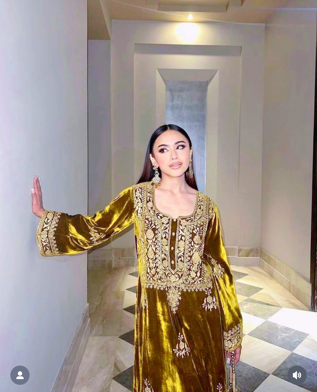 Indian Velvet Designer Suit