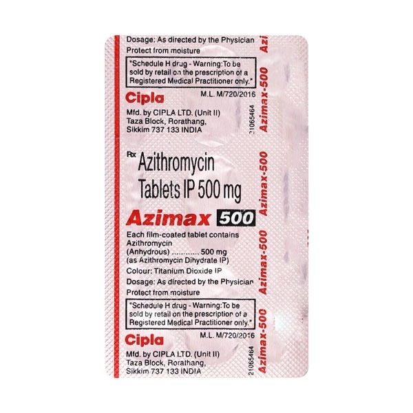 Azithromycin Tablets Ip Azee-500 General Medicines