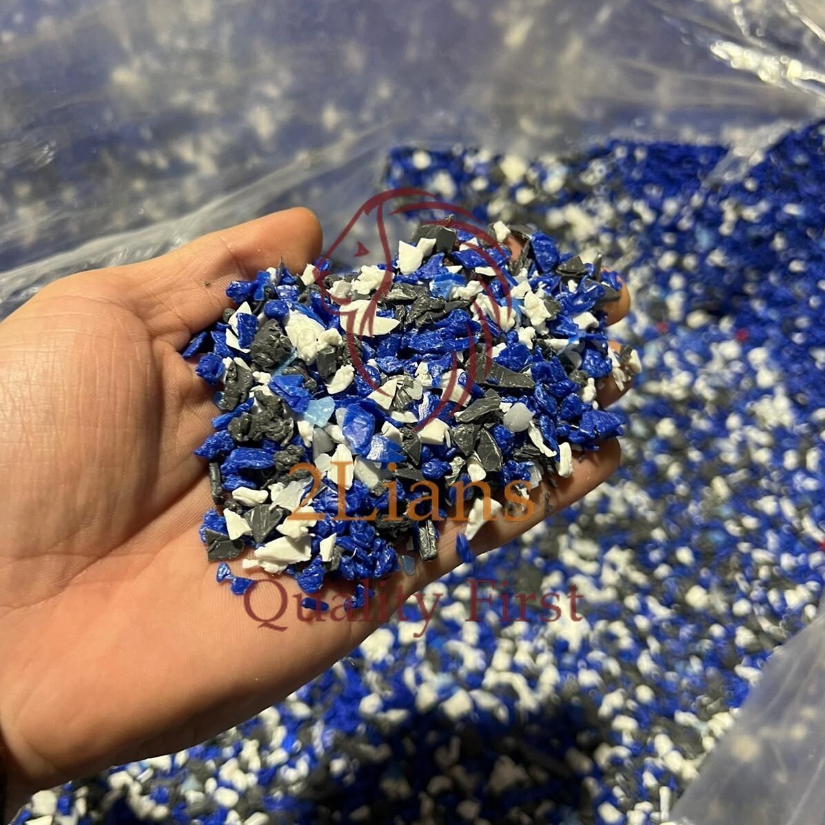 High-density Polyethylene Hdpe Blow Molding Mixed Color Plastic Scrap Material For Sales