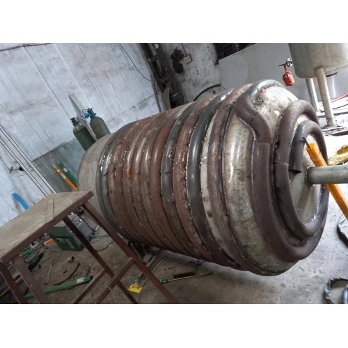 Stainless Steel Jacketed Reactor - 500-40000 Liter Capacity | Silver, Chemical Processing Solution