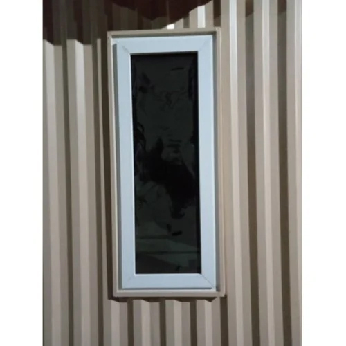 सफेद आयताकार Upvc केसमेंट विंडो