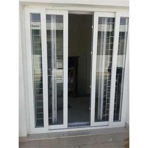 सफेद आयताकार Upvc स्लाइडिंग डोर