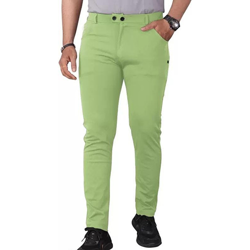 विभिन्न उपलब्ध पुरुषों के लिए प्लेन फोरवे लाइक्रा फैब्रिक ट्राउजर