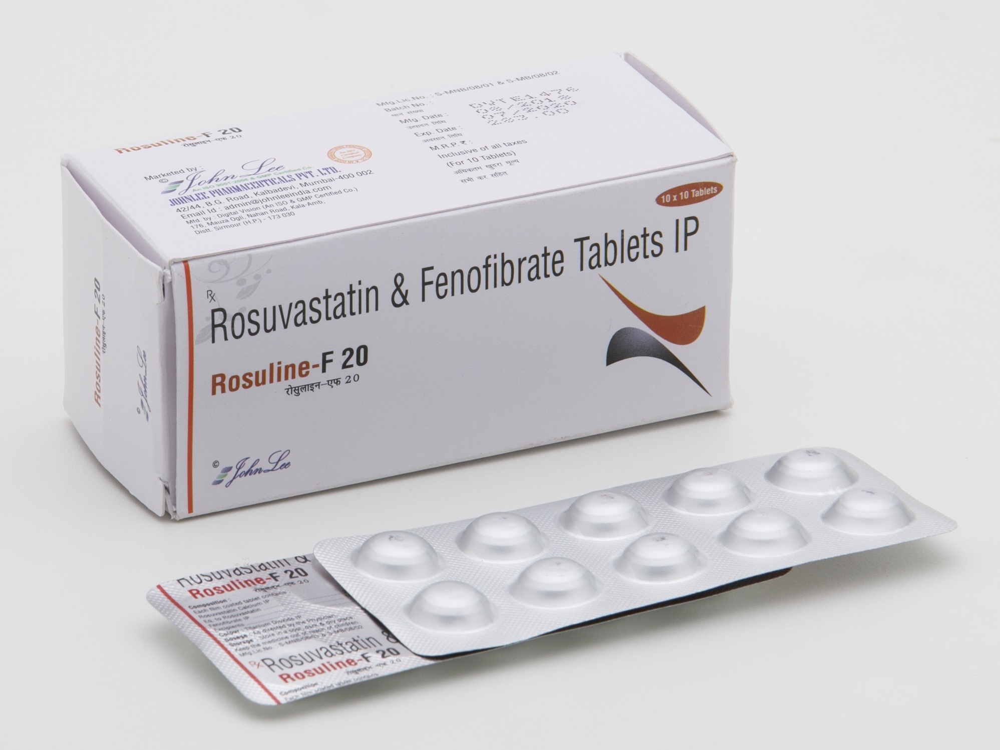 Rosuvastatin Tablets - 5mg, 10mg, 20mg, 40mg With Fenofibrate Ip 160mg , Cholesterol Management And Heart Health Support