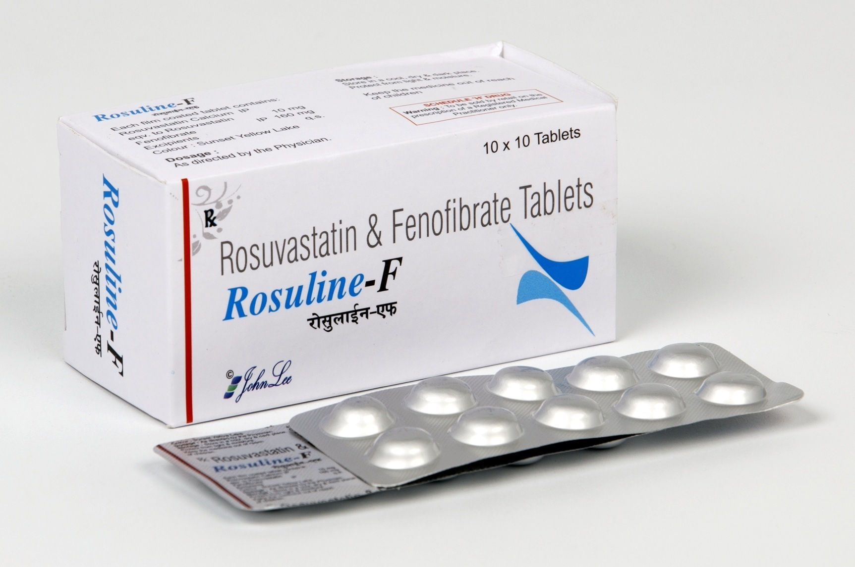 Rosuvastatin Tablets - 5mg, 10mg, 20mg, 40mg With Fenofibrate Ip 160mg , Cholesterol Management And Heart Health Support
