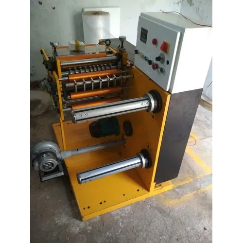 अर्ध स्वचालित लेबल रिवाइंडर मशीन