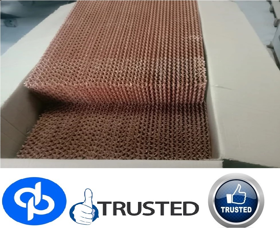 Cellulose Paper Cooling Pads - 600, 900, 1200, 1500, 1800 Mm Sizes | Ideal For Greenhouses, Livestock, Industrial Use, Durable And Economical