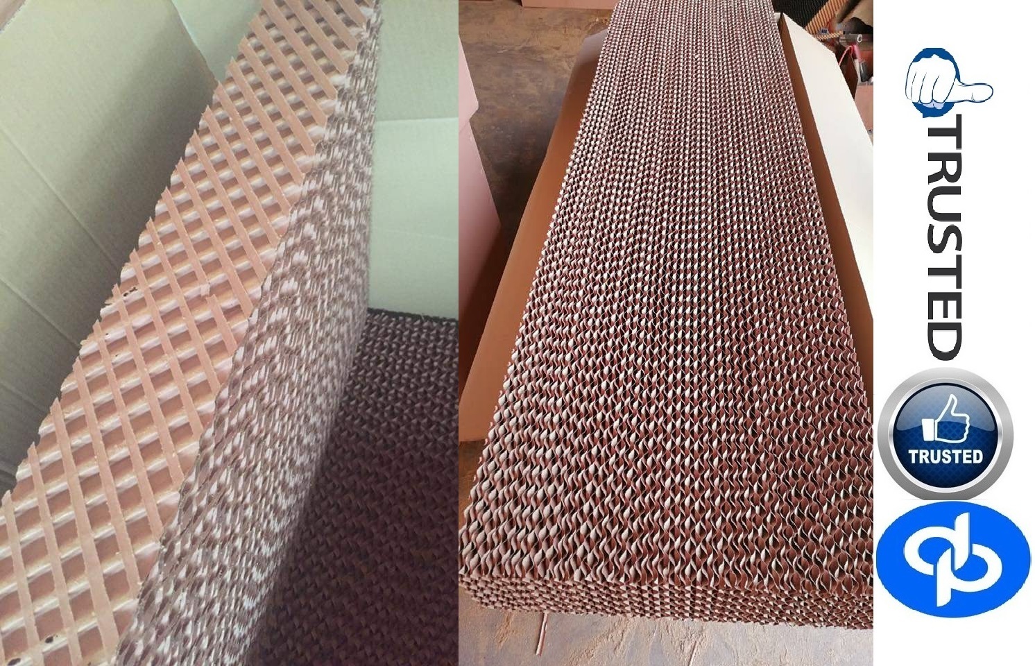 Cellulose Paper Cooling Pads - 600, 900, 1200, 1500, 1800 Mm Sizes | Ideal For Greenhouses, Livestock, Industrial Use, Durable And Economical
