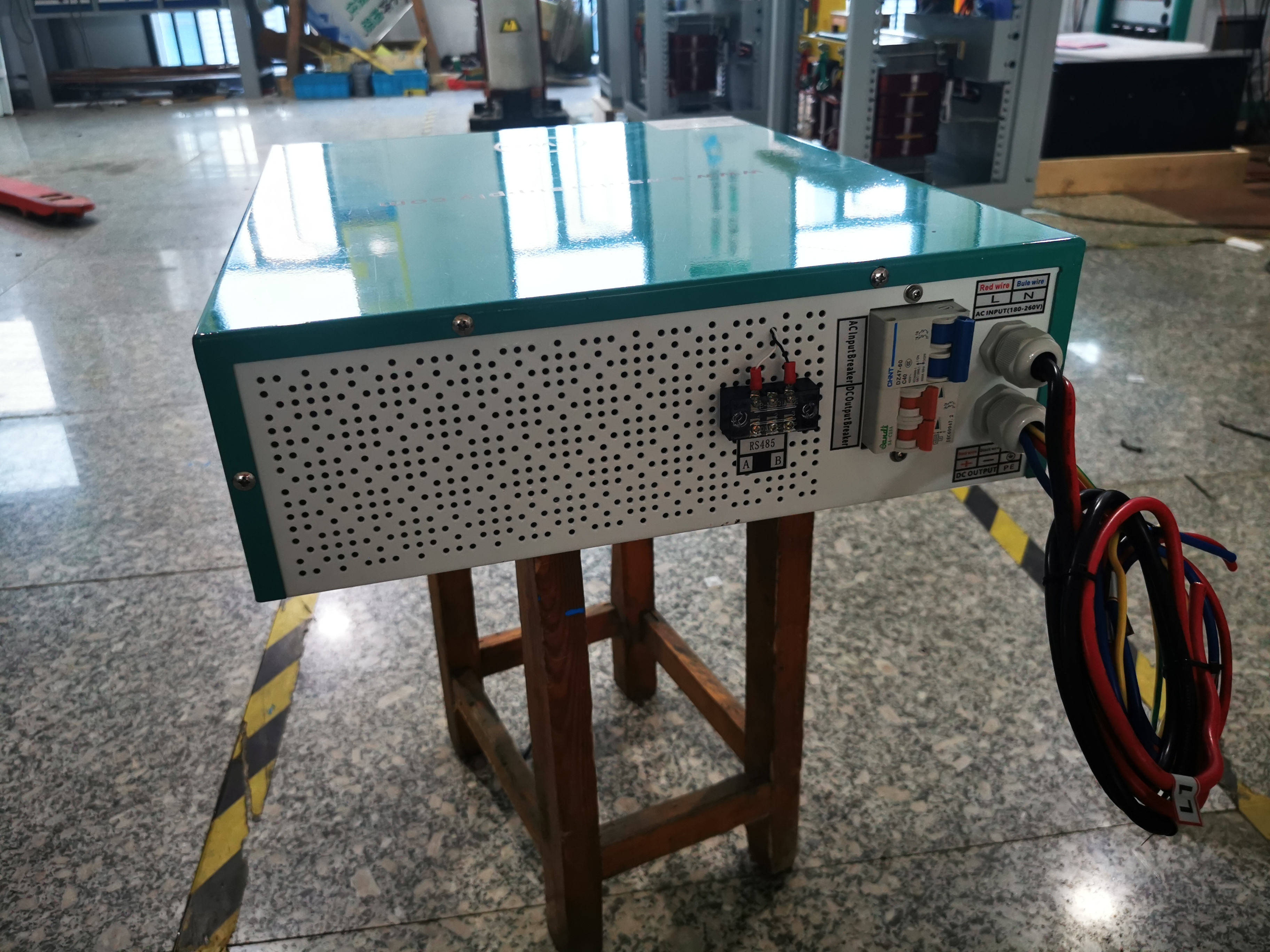 7kw Single Phase Ac-dc Charger - 50-750vdc Output , High Efficiency, Lcd Touch Screen Display, Overtemperature Protection, Indoor Use
