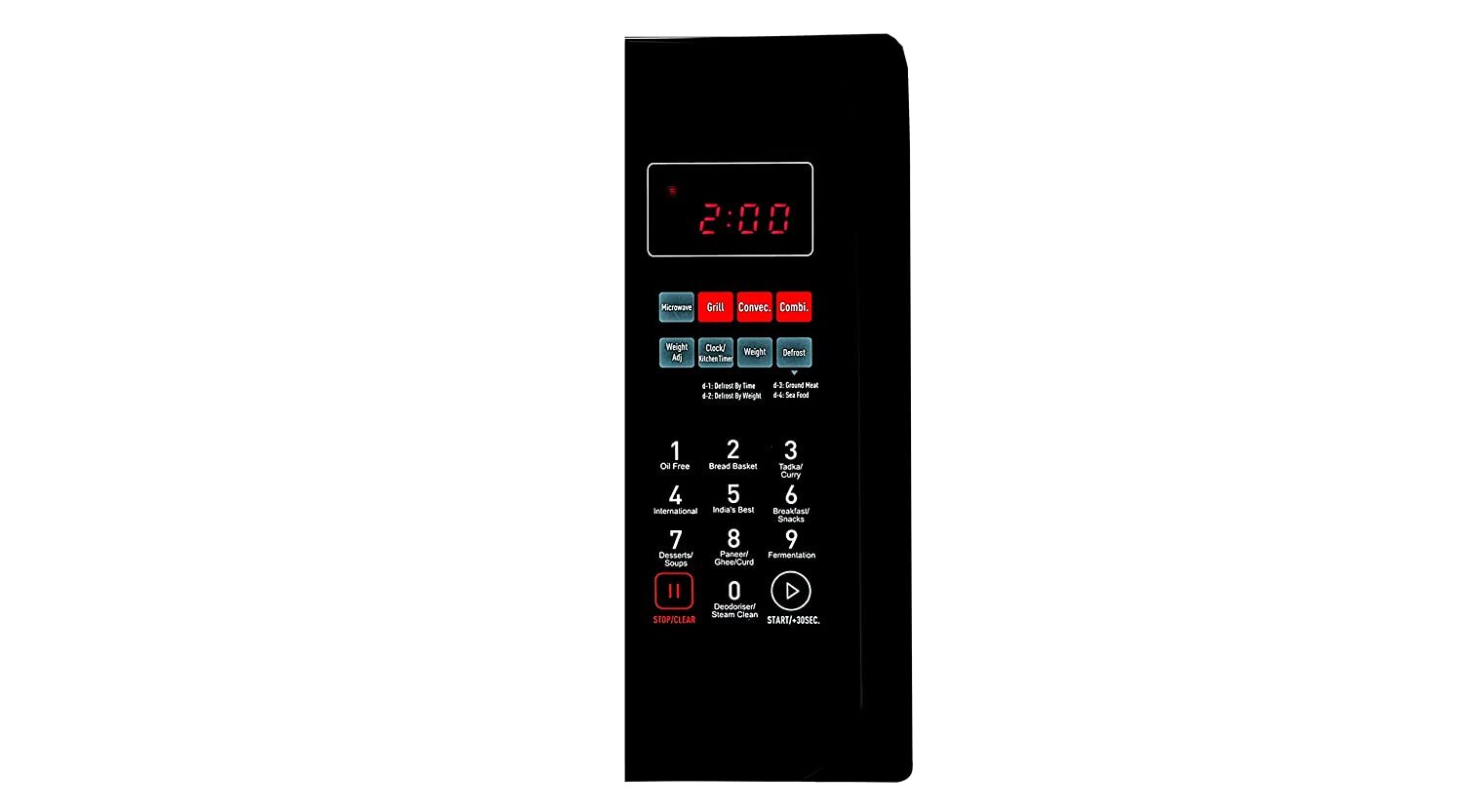 Red Daisy Microwave Oven.