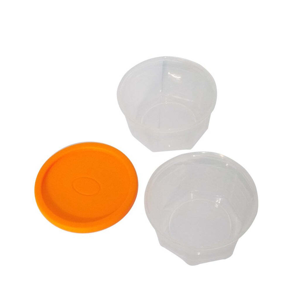 Plastic Container Set 200ml Set Of 6(0171) - Bpa Free, Odorless, 200 Ml, Mix Color | Shatterproof, Air Tight Seal, Stackable For Space Saving
