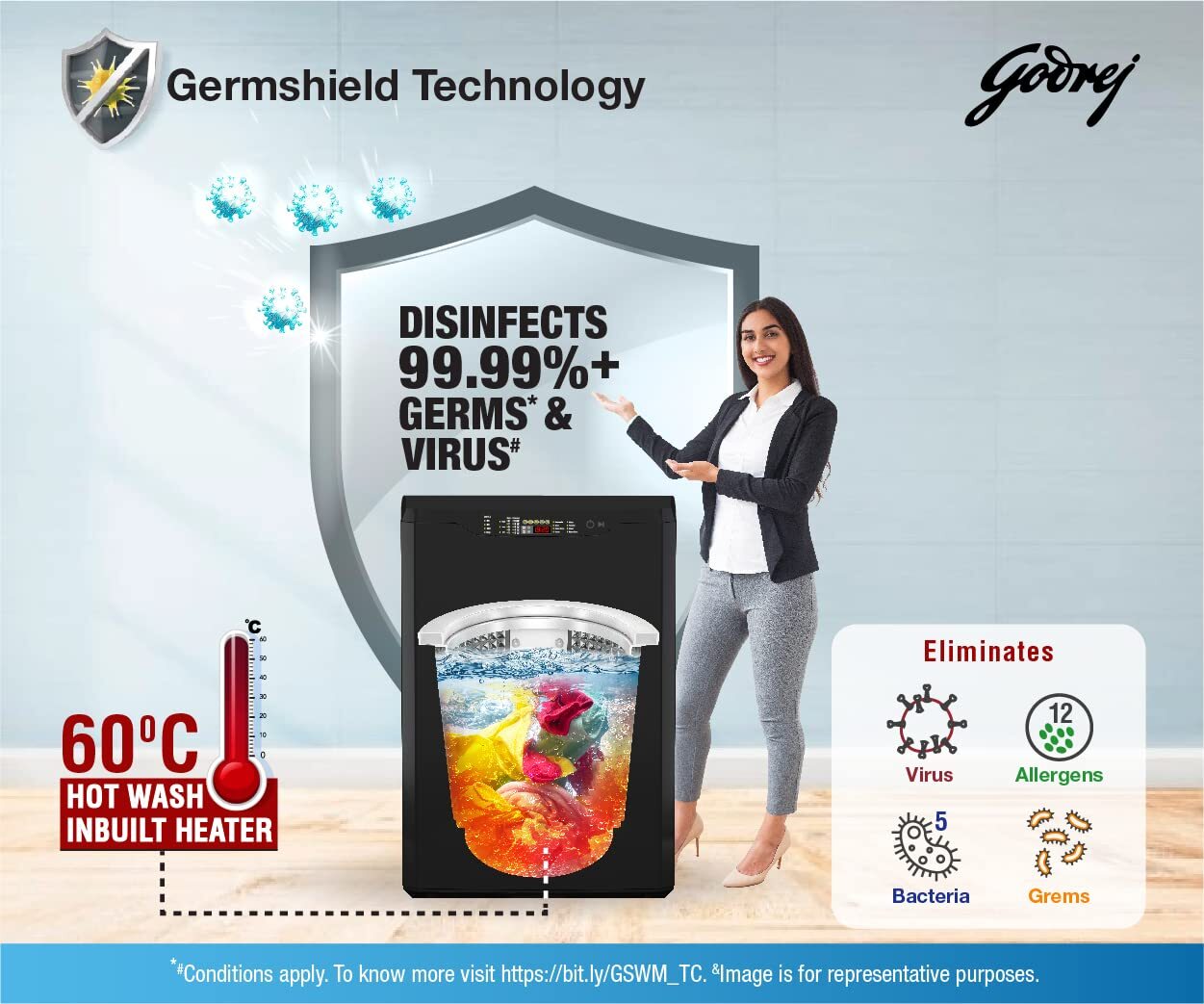 Graphite Grey Fully-automatic Top Loading Washing Machine