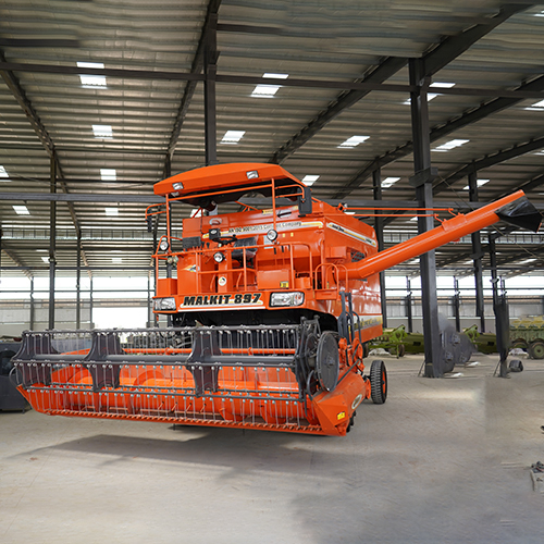Malkit Techiva Combine Harvester - Color: Orange