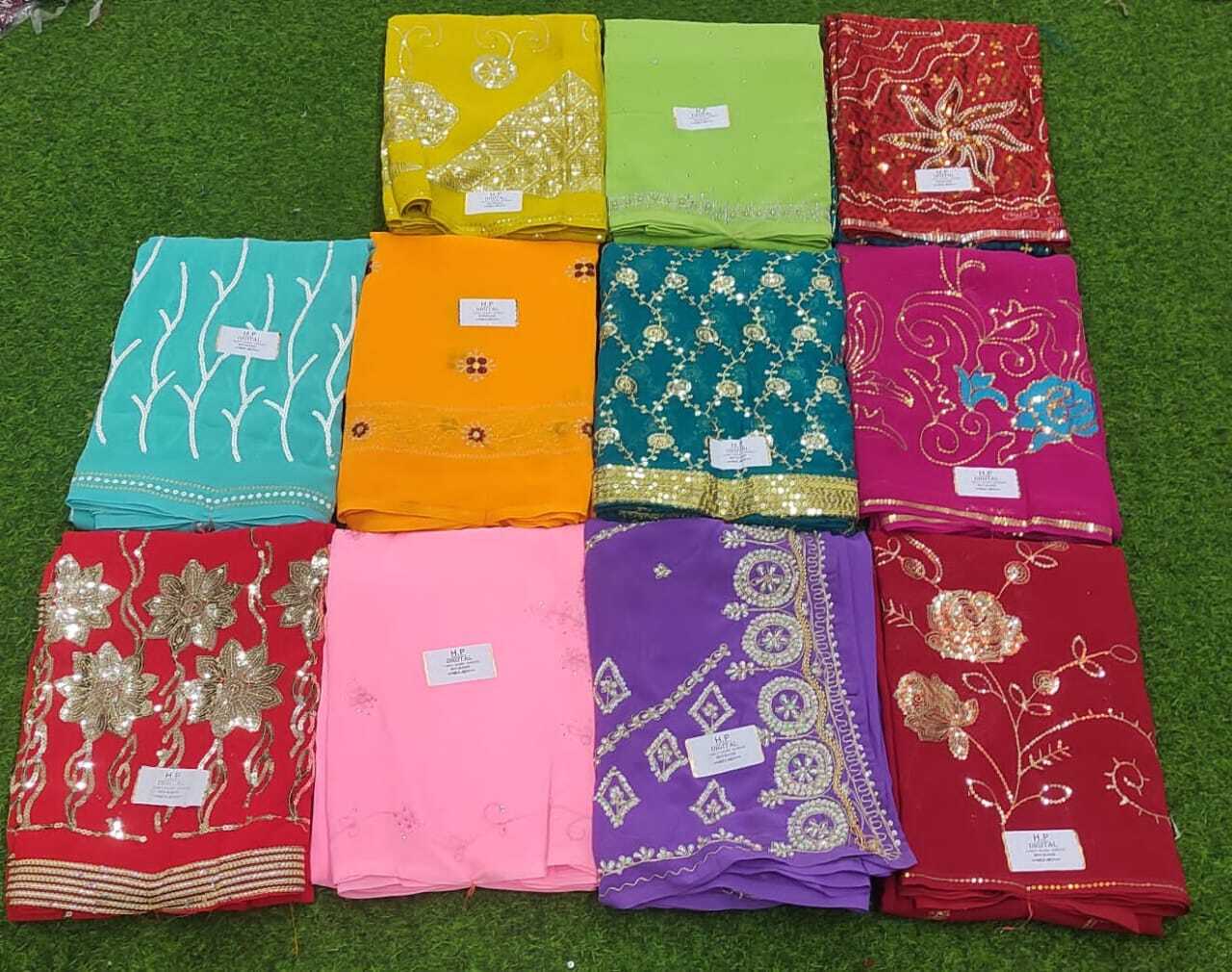 New Saree Collection - Heavy Quality Work Sarees, Mix Color, Embroidered Design, Breathable & Washable | Traditional Full Sarees With Blouse