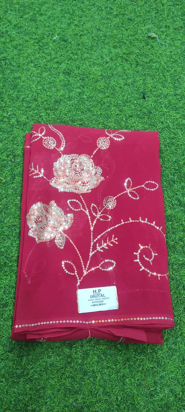 New Saree Collection - Heavy Quality Work Sarees, Mix Color, Embroidered Design, Breathable & Washable | Traditional Full Sarees With Blouse