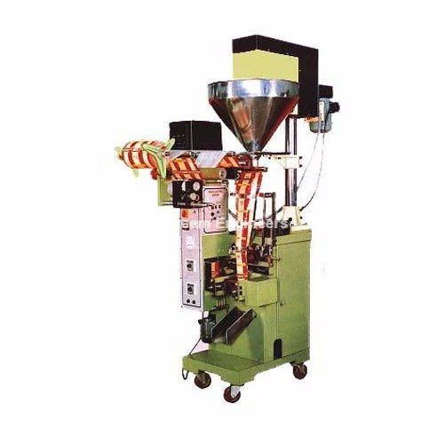 Auger Filler Packing Machine - Stainless Steel & Mild Steel, Green | Heavy Duty, Durable, Highly Efficient, PLC Control, Electric Drive, Automatic, 6-Month Warranty