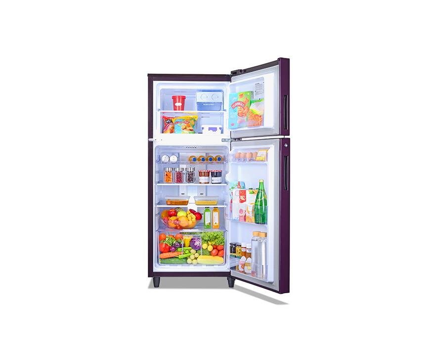 Jade Purple Double Door Refrigerator