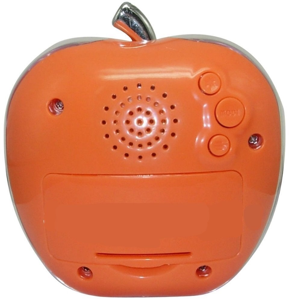 Multicolour Digital Apple Shaped Desktop Clock