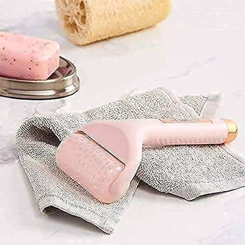 Flawless Ice Roller - Plastic, 9 X 4 X 3 Cm | Pink Color, Massager For Pore Reduction And Skin Tone Improvement, Cooling Effect