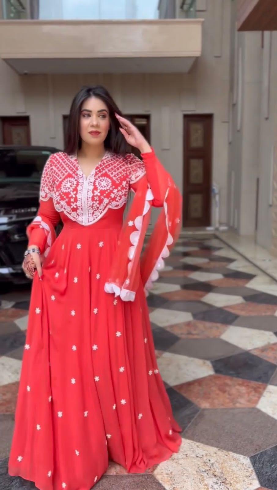 Indian Embroidered Gown