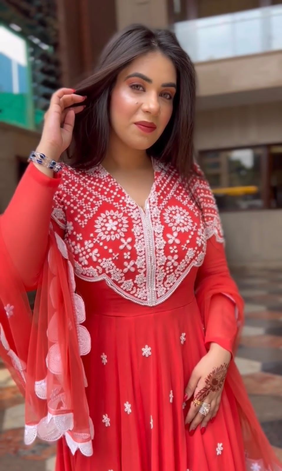 Indian Embroidered Gown